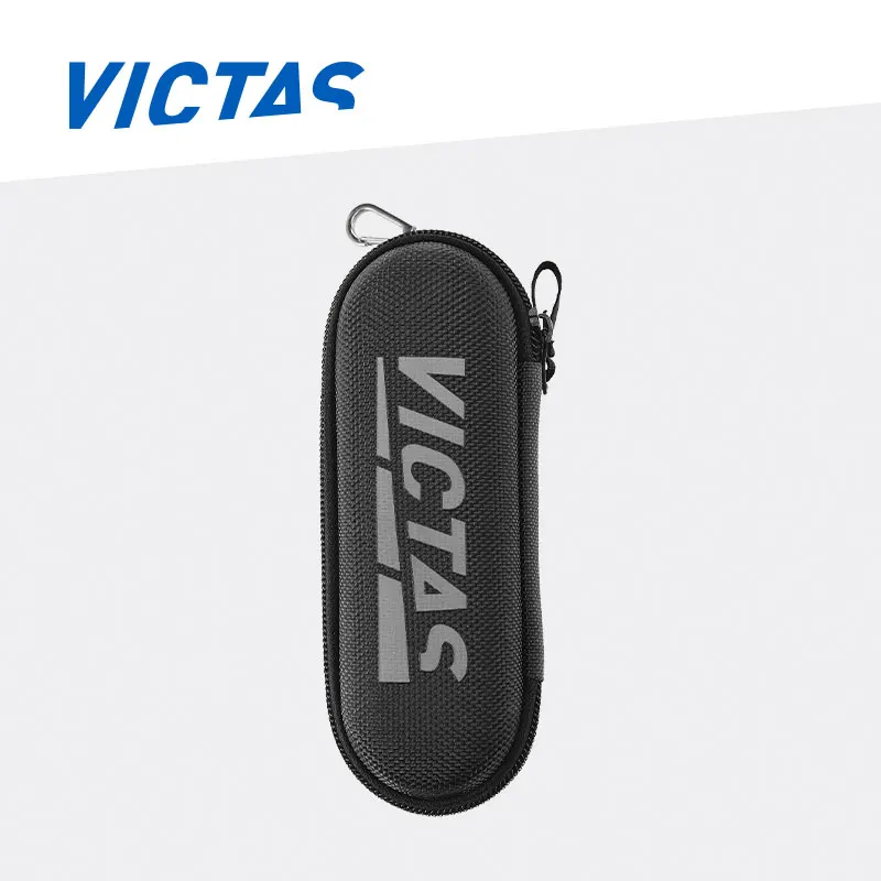 VICTAS Table Tennis Storage Bag Hard Anti‑Pressure Ball Case Holds 3 Balls Portable Durable Zipper Ping‑Pong Storage Bag 1/2pcs