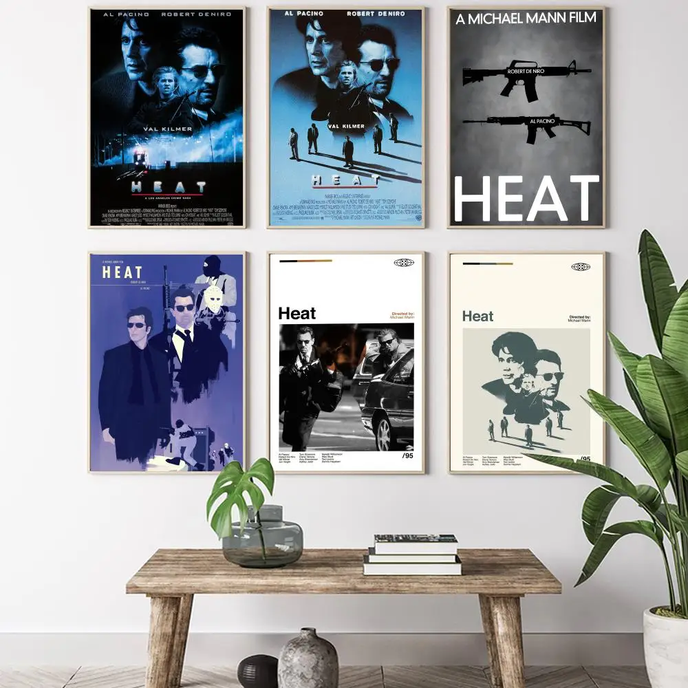 Heat Movie Painting Calligraphy HD Canvas Poster living room bedroom bar aesthetic decoration