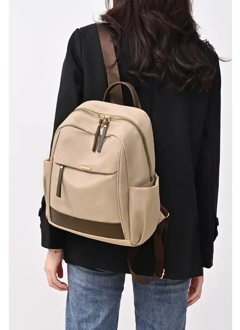 

Ladies Water-Resistant Nylon Large Capacity Backpack, Multi-Pocket Anti-Theft Commuter Laptop Bag for Daily, Travel and School
