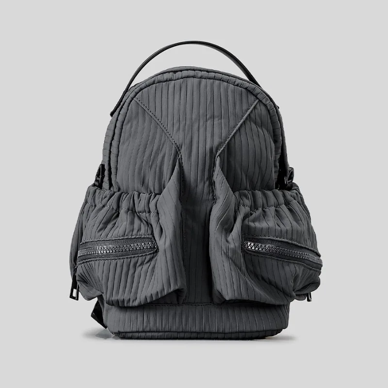 

1 шт., повседневный водонепроницаемый нейлоновый плиссированный рюкзак, легкая дорожная женская сумка, дорожная маленькая сумка, повседневная подходящая сумка