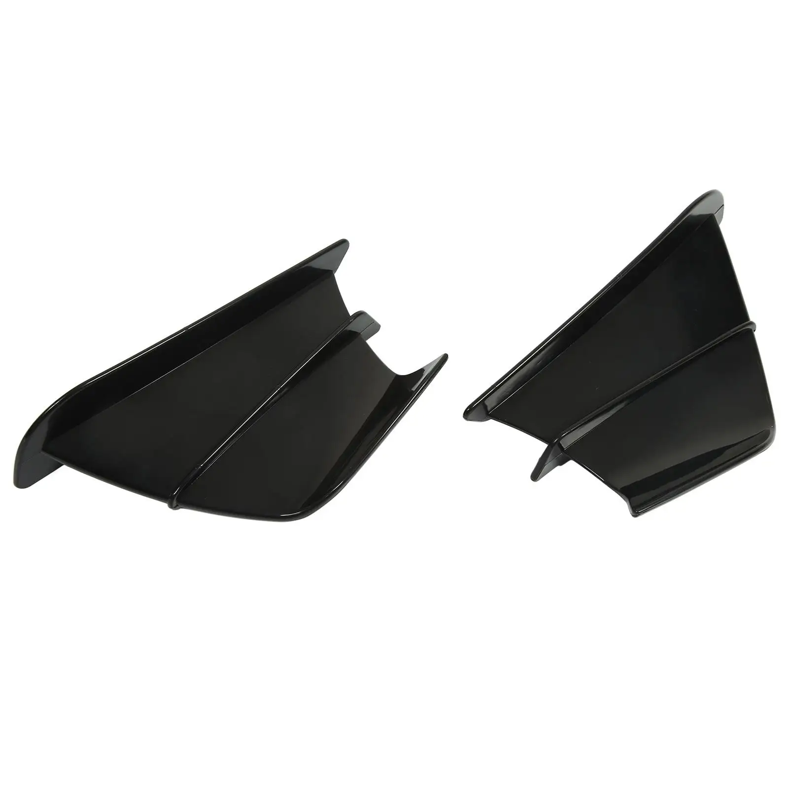 Winglets de carenagem frontal para motocicleta, spoiler, design legal, autoadesivo, superfície curvada 3d para ninja 400 ninja 250 z900 z1000