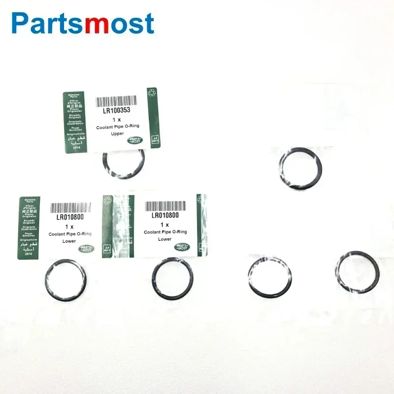 LR100353 LR010800 3.0L 5.0L PETROL WATER OUTLET TUBE O-RING THERMOSTAT HOSE SEAL FOR DISCOVERY 4 RANGE ROVER SPORT VELAR JAGUAR