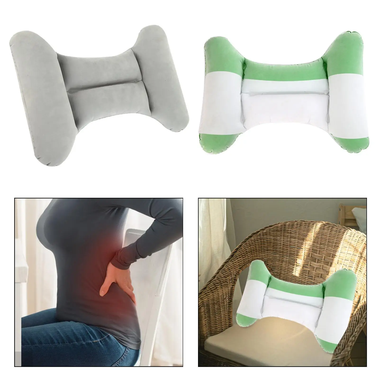 Back Support Pillow Low Back Cushion for Driving Flights Business Trip