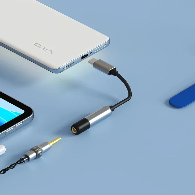 SHANLING UA Mini Portabel Resolusi Tinggi DAC AMP CS43131 Chip DSD256 Tipe-c hingga Dongle 3.5mm untuk Android/iOS/PC/Mac