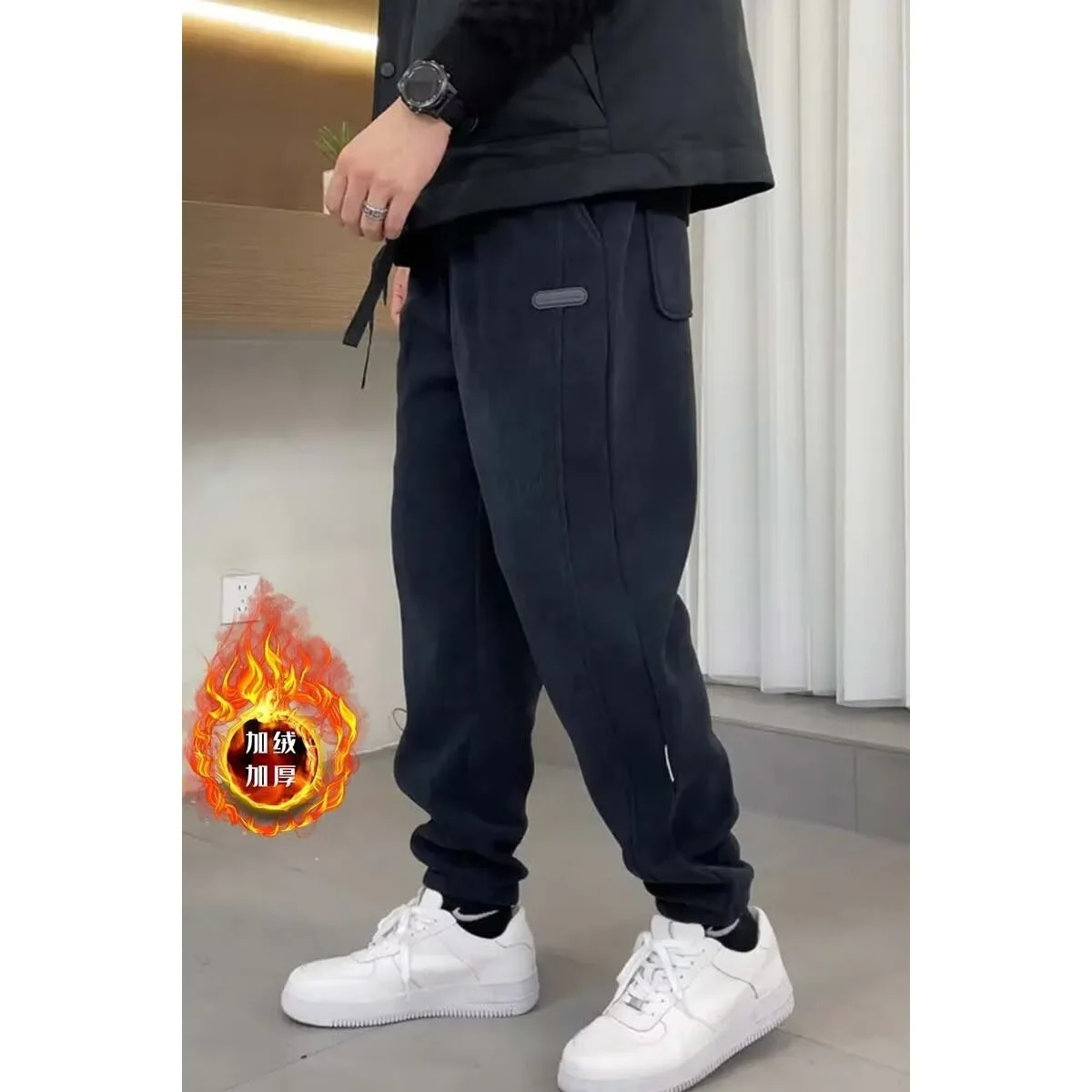 Autumn Winter Mens Trousers for Men Clothing Baggy Pants Y2k Clothes Big Size Youngla Gym Man Korean Reviews Clothes