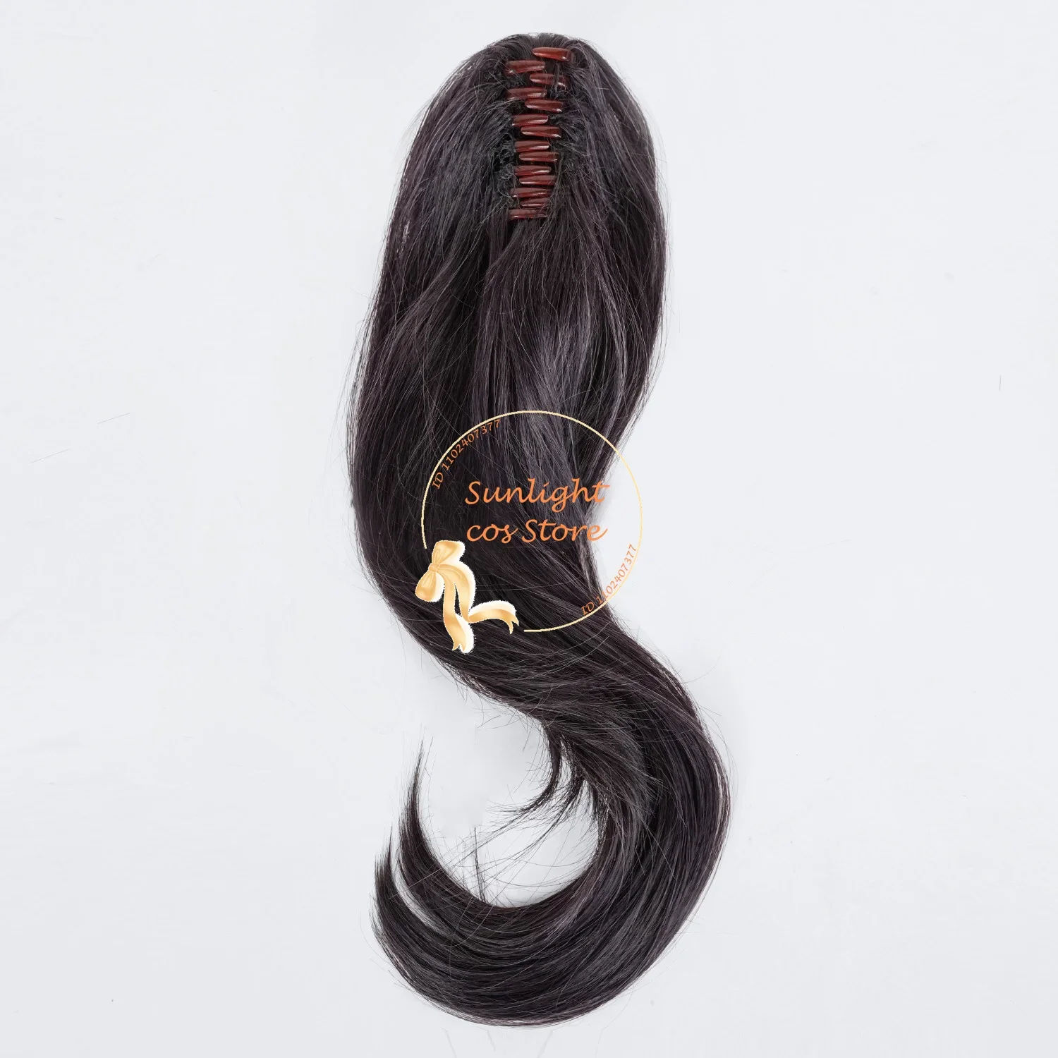 لعبة Ame Angel-chan شعر مستعار تأثيري قصير شعر مستعار أسود مقاومة للحرارة الشعر الاصطناعية OMG Kawaii الملاك Ame-chan أنيمي الباروكات + غطاء شعر مستعار #6