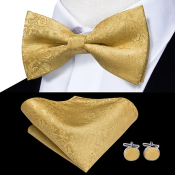 Luxury Gold Mens Suit Vest Red Blue Green Yellow Red Waistcoat Tie Bowtie Hanky Cufflinks Set Male Waist Jacket Wedding Office 5
