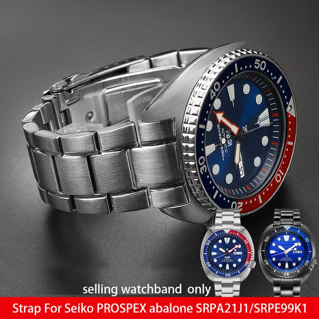 Fur Seiko PROSPEX abalone SRPA21J1 SRPE99K1 srp777 srpc25 773 strap Solide stahl uhr band armband sicherheit schnalle Armband 22mm AliExpress