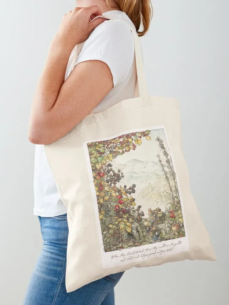 

Walk to the High Hills Tote Bag shopping bag logo hand bags personalized tote bag Custom