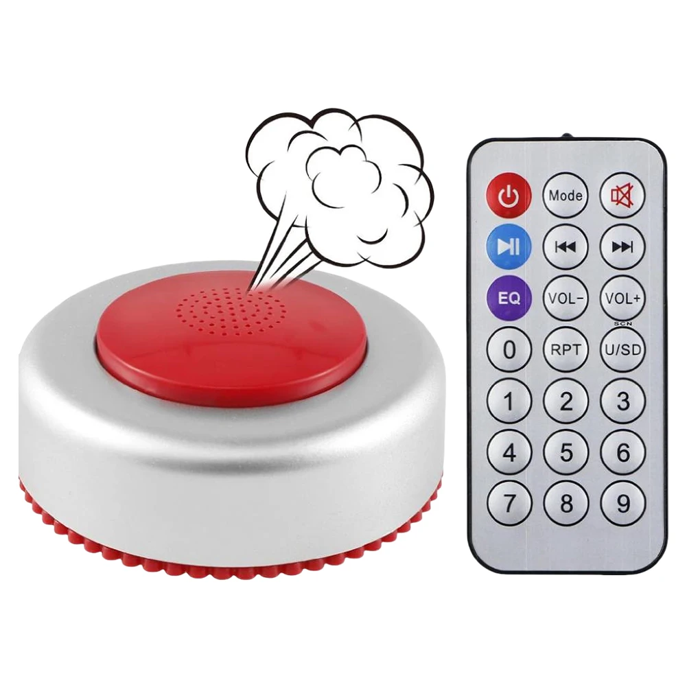 

Шумогенератор с дистанционным управлением и 50-различными реалистичными звуками, забавный кляп, звуковая машина, реквизит для игры для розыгрышей для вечеринки