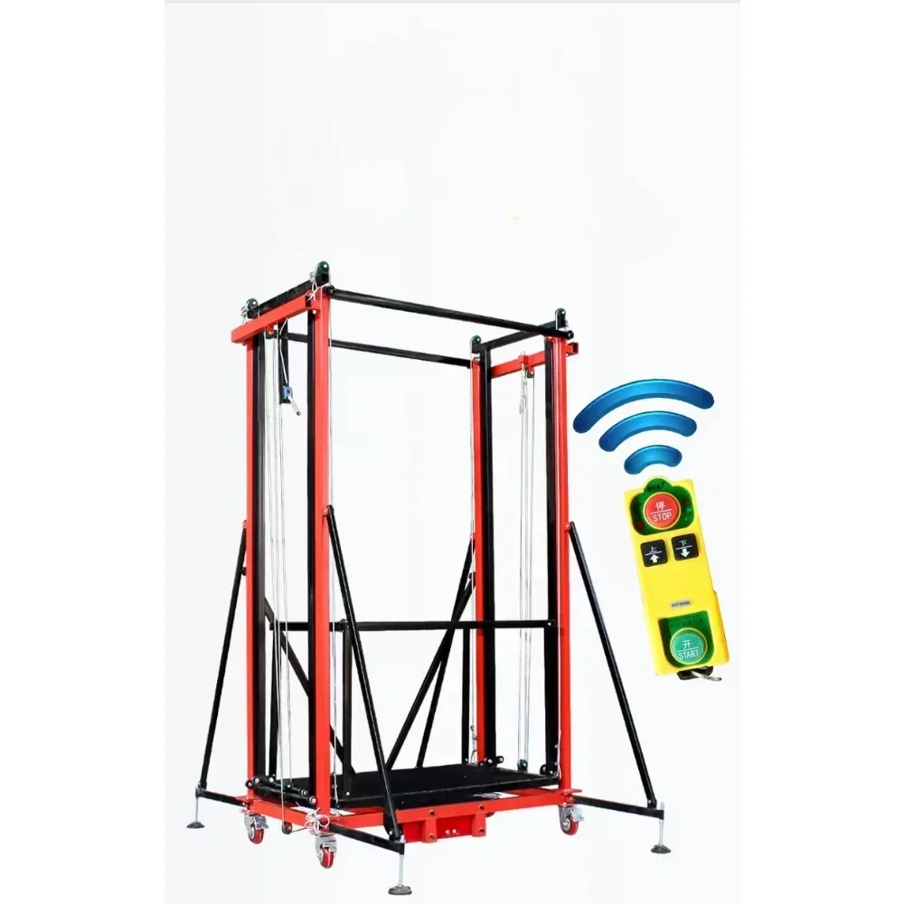 

FOR Electric scaffolding foldable lifting indoor and outdoor decoration fully automatic remote control hoist 4.5m-6m