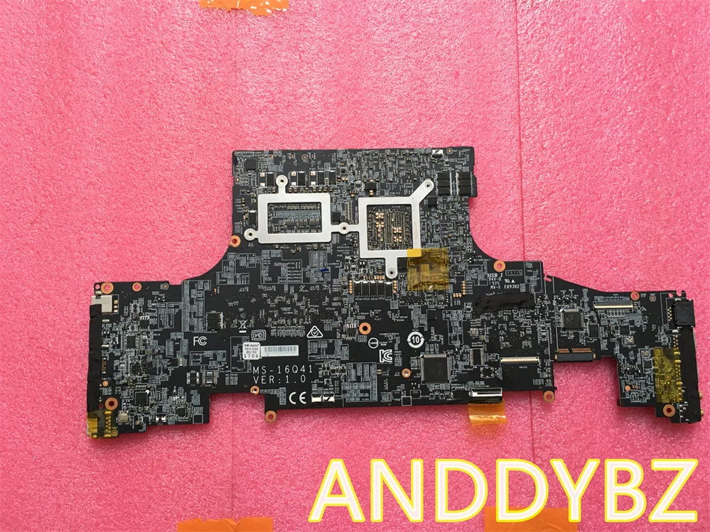 

MS-16Q41 ДЛЯ MSI GS65 STEALTH 9SG MS-16Q4 МАТЕРИНСКАЯ ПЛАТА НОУТБУКА С I7-9750H И GTX1660TI ТЕСТ ОК