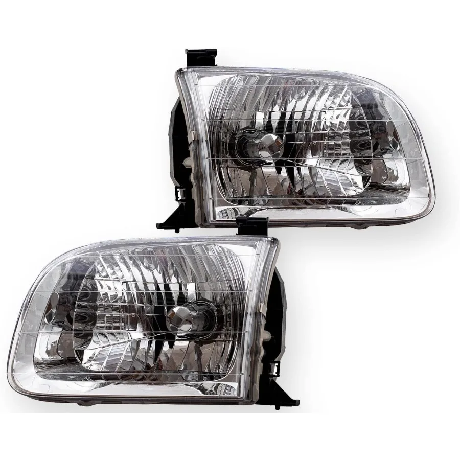 

APA Replacement Head Light for 2000 2001 2002 2003 2004 Tundra Double Cab Model Only and 2001 2002 2003 2004 Sequoia Pair Inclu