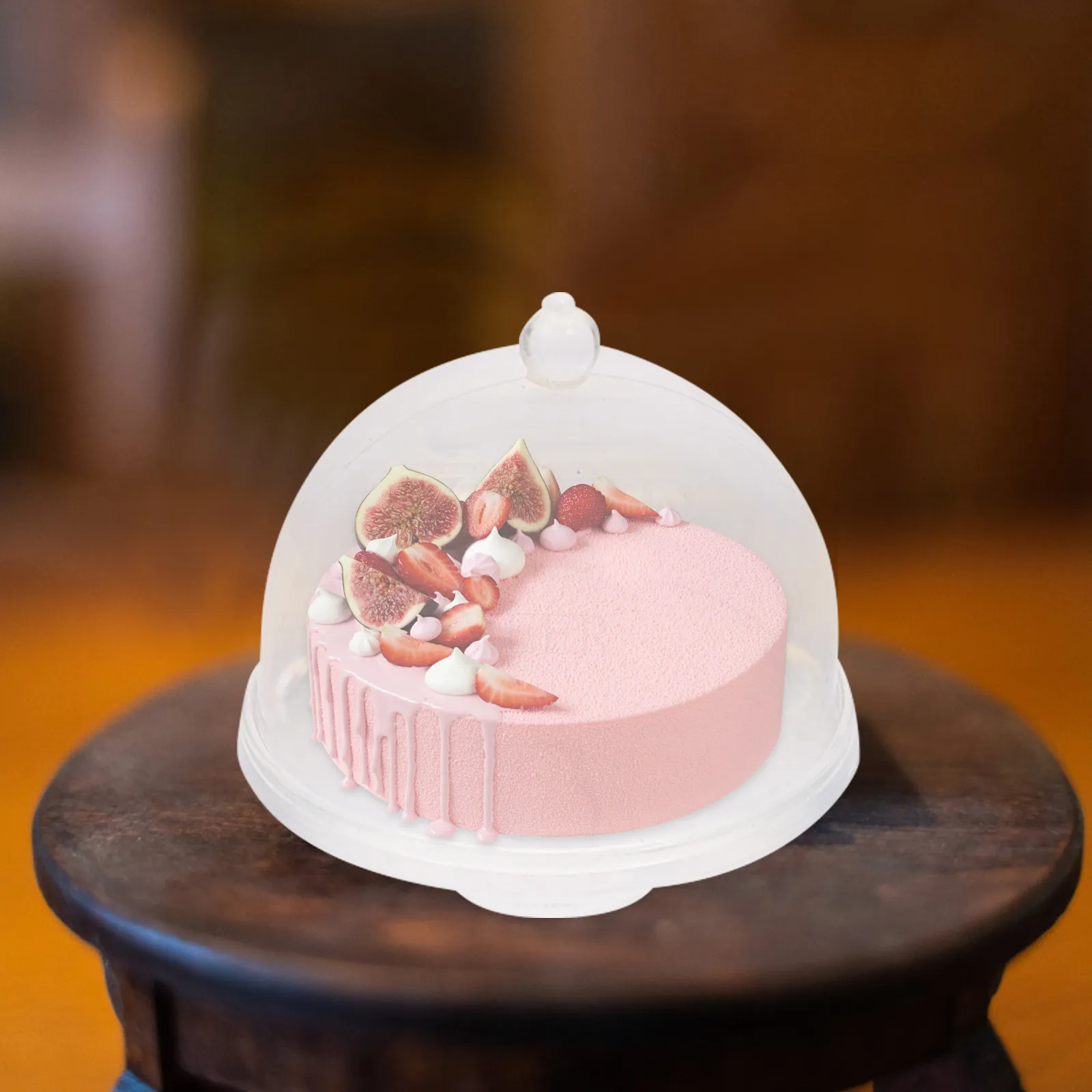 

Набор из 2 миниатюрных подставок для тортов, премиум-класса, для демонстрации десертов, для декора кукольного домика, реалистичный реквизит для кухонных сцен, миниатюра