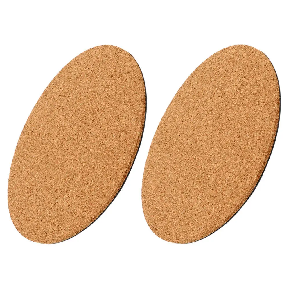 2Pcs Round Absorbent Natural Cork Mats Plant Pot Saucers Water Catchers for Indoor Plants Desk Coasters Table Protectors Drip
