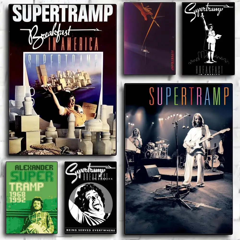 Sibger S-supertramp Poster Modern PP Paper Wall Art Sticker 