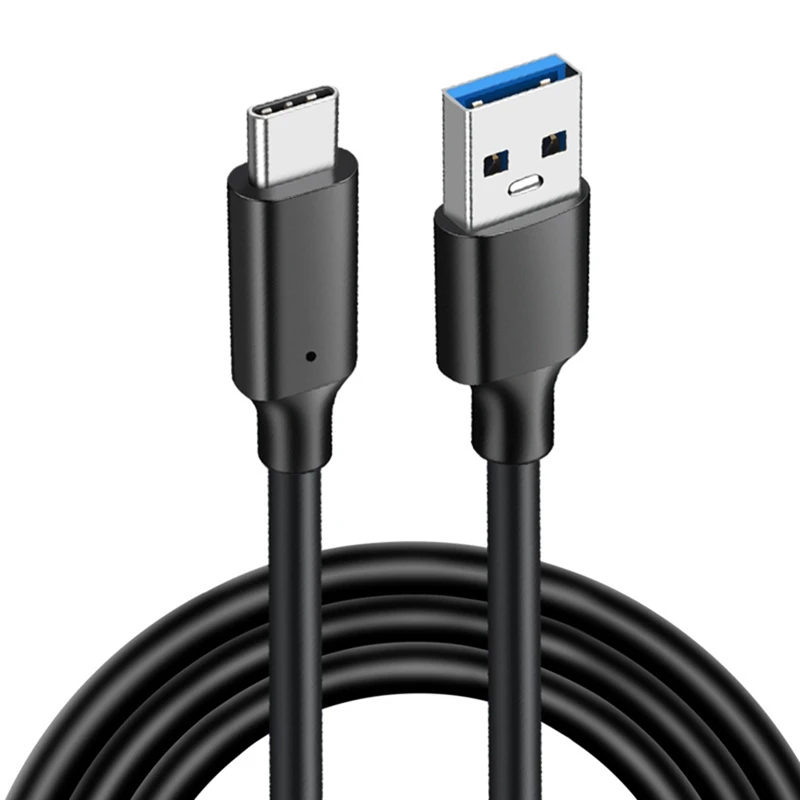 USB3.2 10Gbps Type C Cable USB A To Type-C 3.2 Data Transfer USB C SSD Hard Disk Cable PD 60W 3A Quick Charge 3.0 ,1M