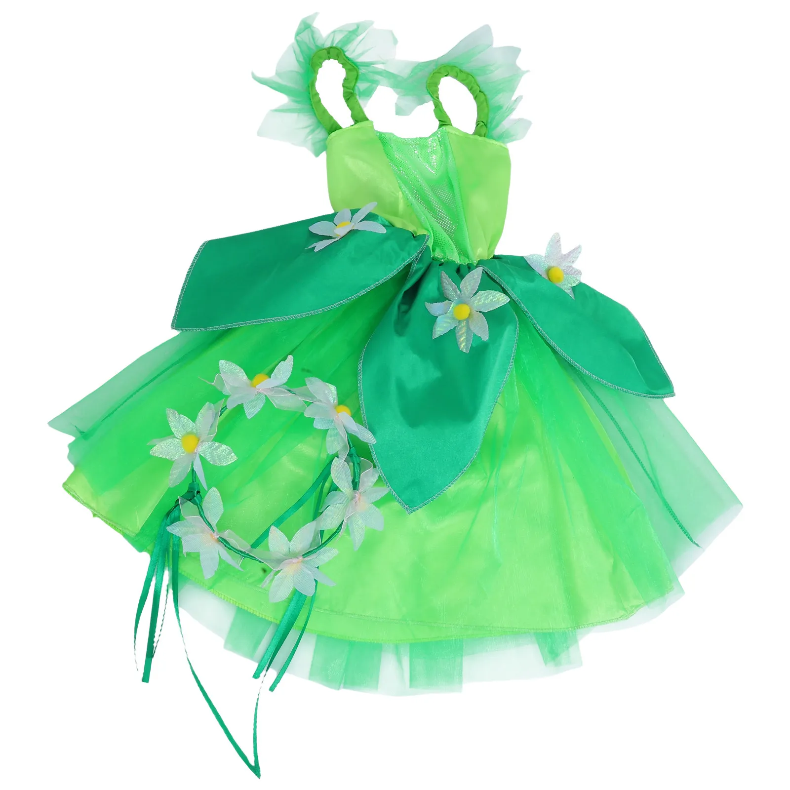 

1Set Fairy Skirt Children Costume Comfortable Tulle Tutu Dress for Stage Holiday Party Cosplay Fairy Skirt Costume Kids