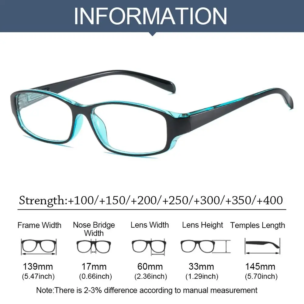 Blue Ray Blocking Anti-Blue Light Reading Glasses Eye Protection PC Square Eyeglasses Ultralight Optical Spectacle Eyeglass