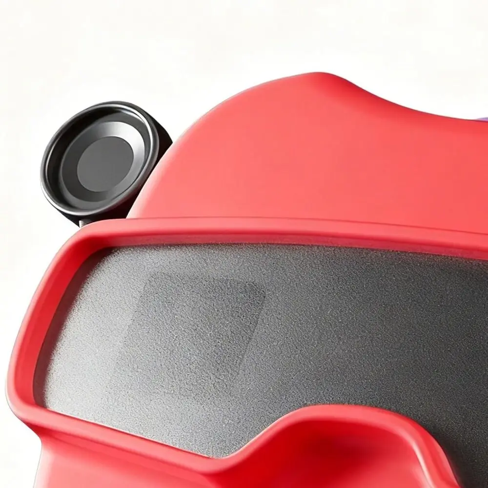 

Creative Gift with 6 Reel 3D Stereoscopic Viewer Red Color Portable 3D Education Viewing Machine Mini Theater Luminous