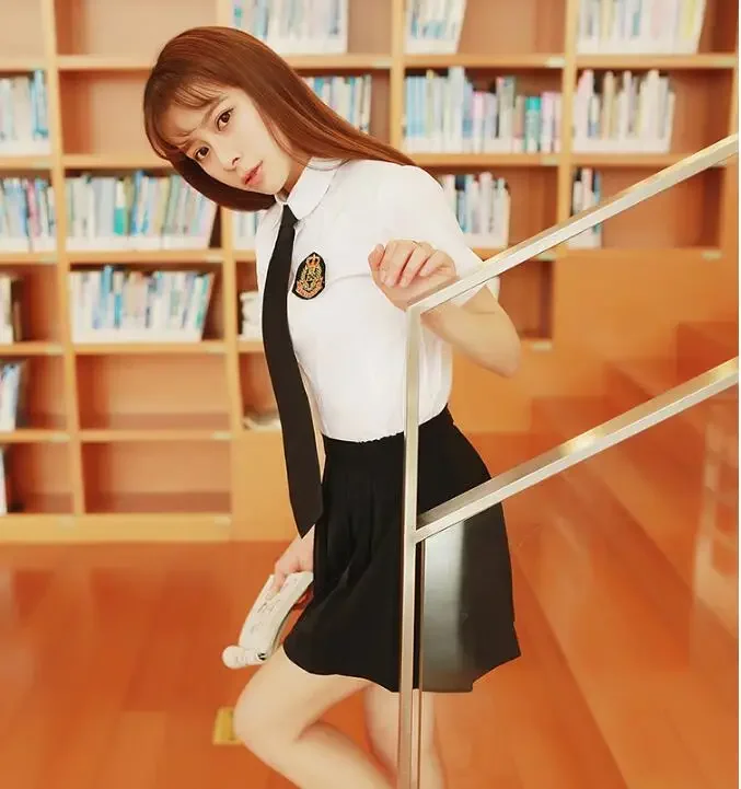 Summer Japanese High School Uniforms JK Girls Young Dress