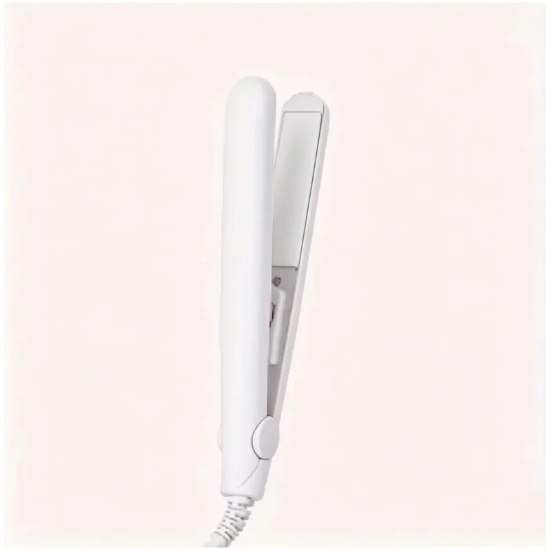 EU Plug 2-in-1 Mini Hair Straightener Curler, Fast Heating Flat Iron for Bangs gallery 5