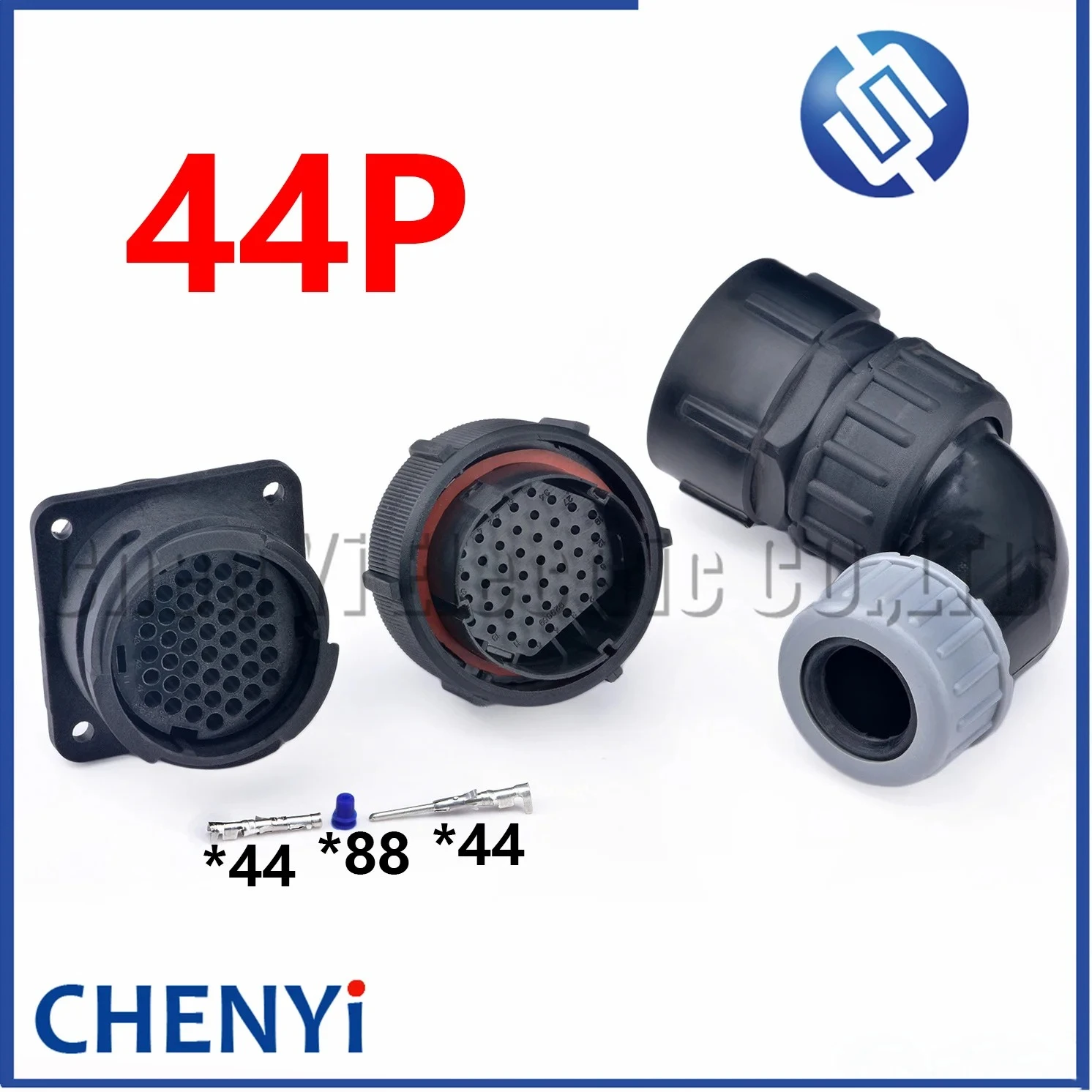 44 Pin Auto waterproof connector Truck engine frame chassis harness plug 929661 929659 828895-1 For Delong F3000 M3000 X3000 J6