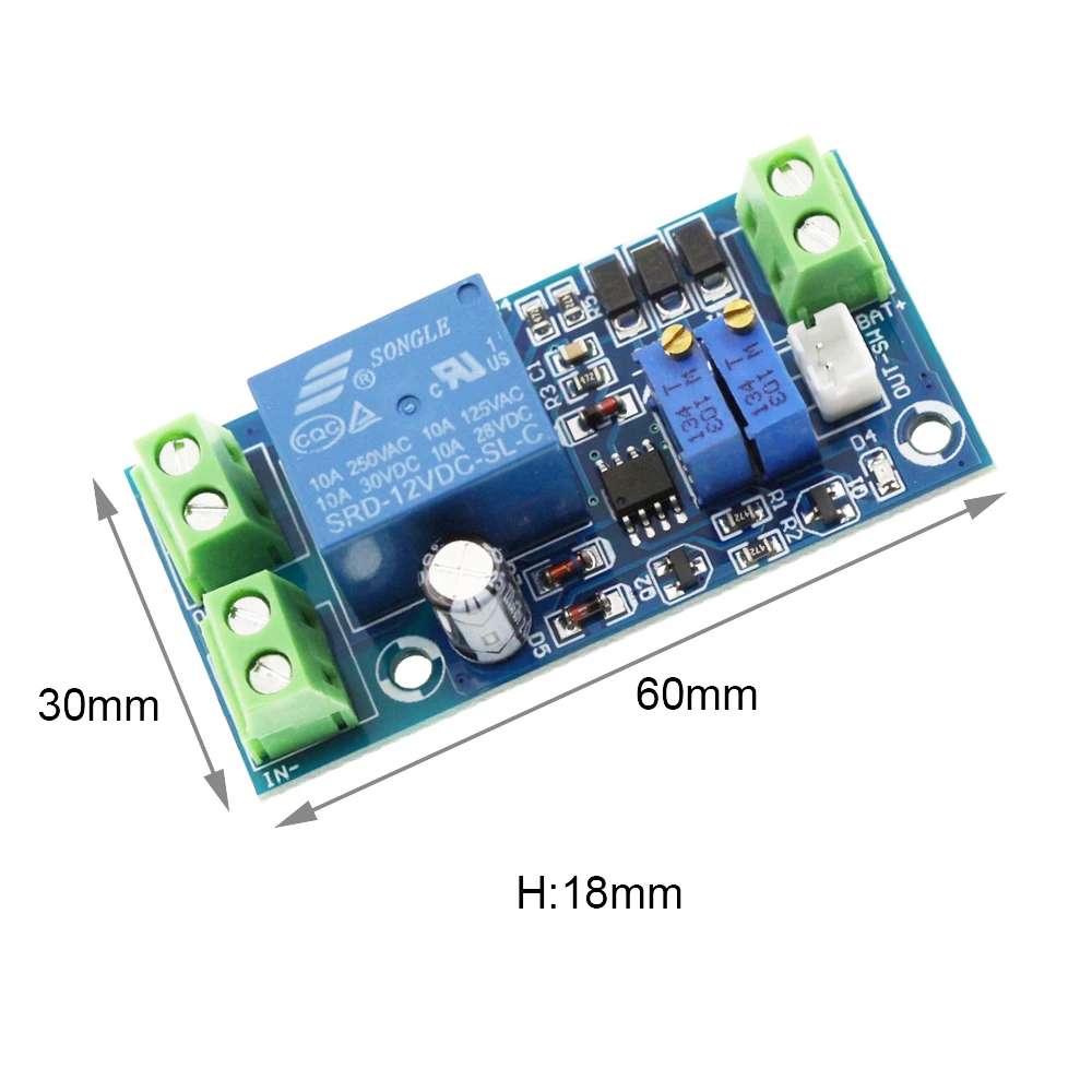 DC 12V Battery Over-Voltage Cut Off Disconnect Switch Under-voltage Charging Automatic Connect Adjustable Charge Controller