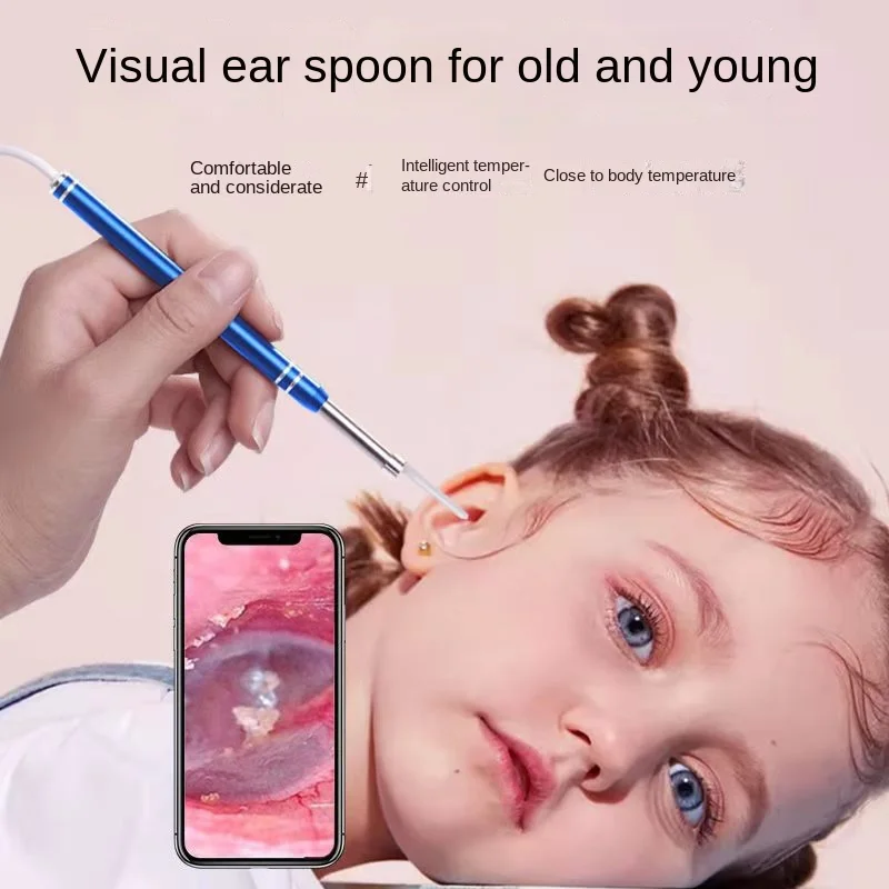 3.9Mm Không Dây WiFi Thị Giác Kiểm Tra Otoscope Android IOS Điện Thoại Đa Năng Tai Wax Sạch HD Dạ Quang Tai Chọn