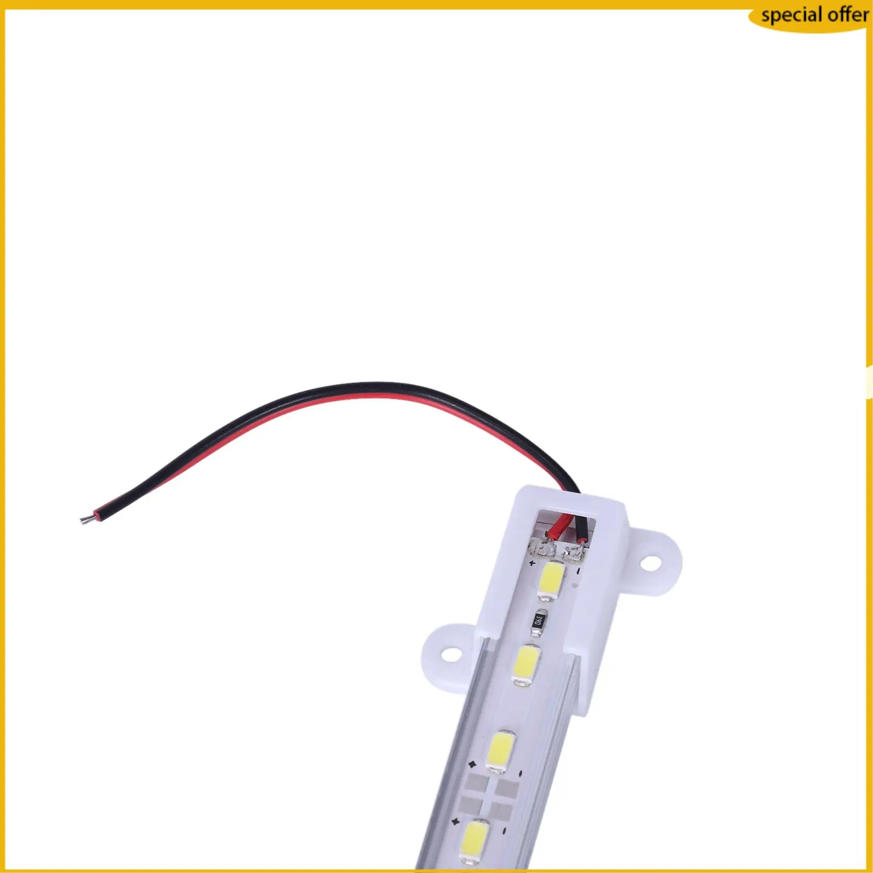 

A50I 4X 50CM 12V 36 LED 5630 SMD Жесткая полоса света Алюминиевый корпус с торцевой крышкой Белый