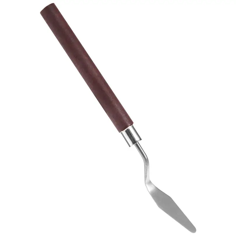 

A95G 1.6" Metal Blade Palette Art Paint Painting Spatula Putty Scraper Mixing Tool