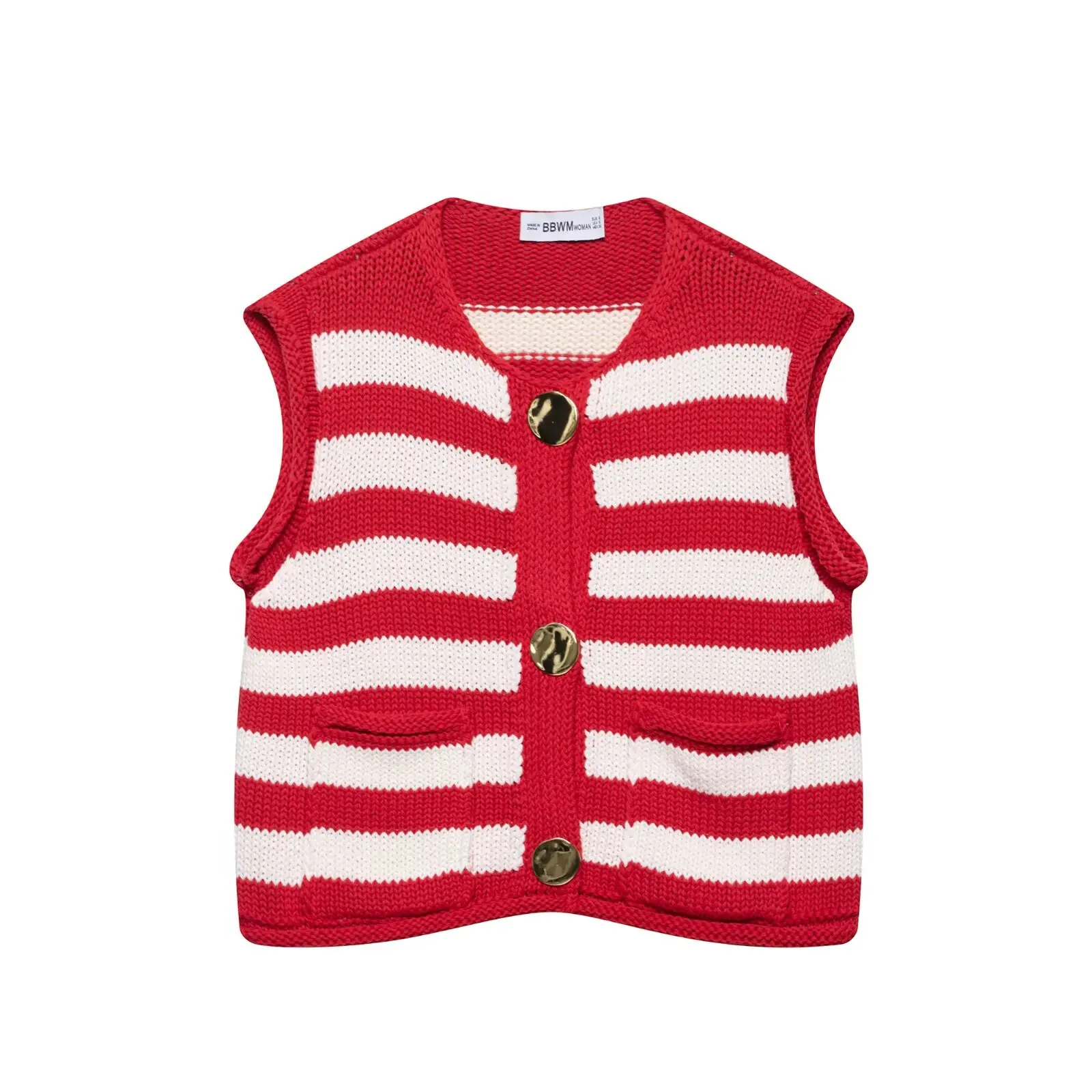 

Korejepo Women Vest Casual New 2025 Fashion European and American Style Versatile Striped Knitted Tank Top