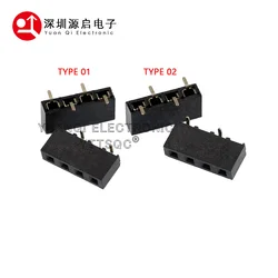 10pcs 2.54mm SMD Short Version PH5mm Single Row SMT 1X3/4/5/6P 8P 10P 12P 20P Stackable PCB Female Pin Header Socket Connector