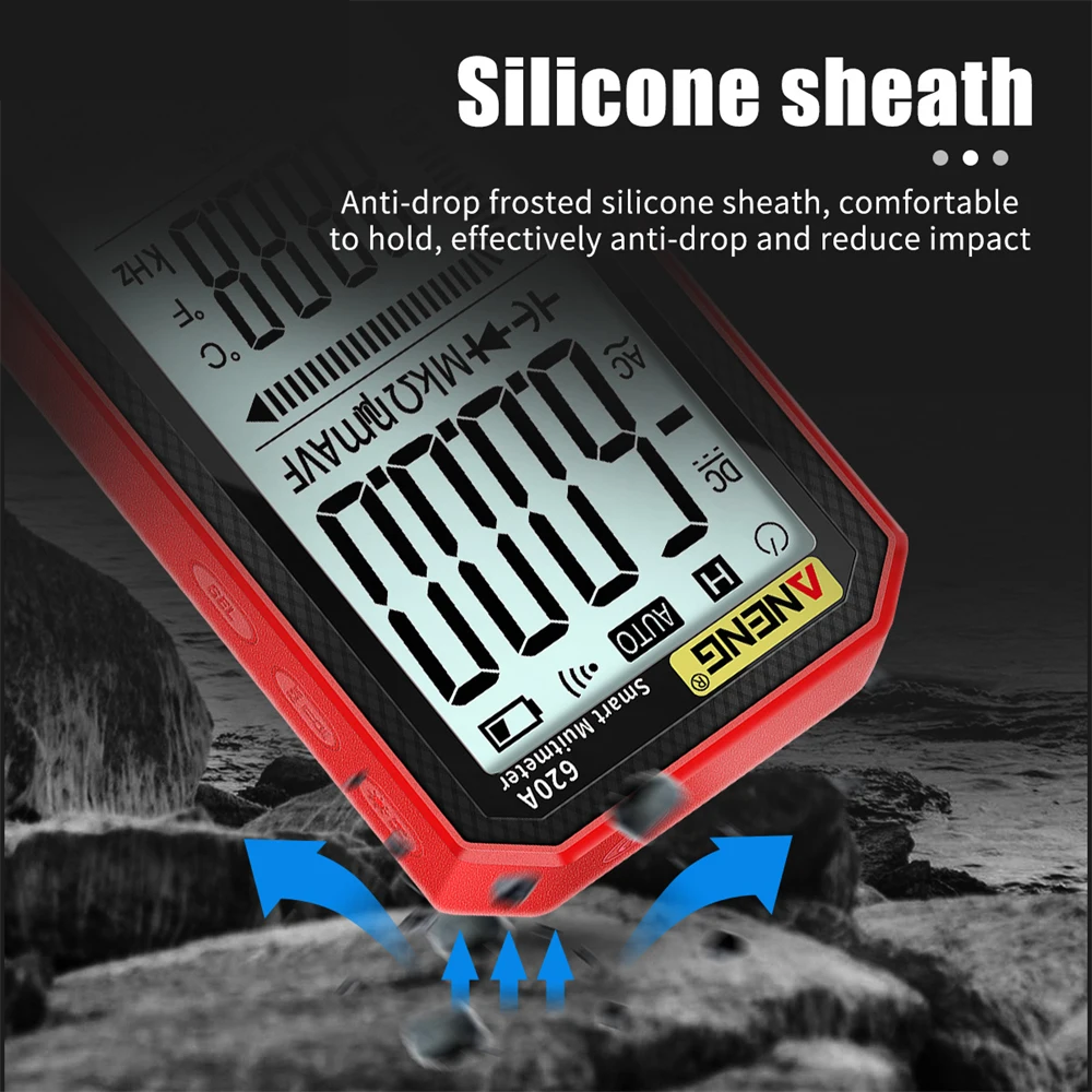 Professional Multimeter AC/DC Professional Automotive Tester Ohm Voltage Tester Meter Multimetro LCD Backlight Portable Ammeter