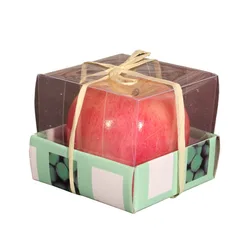 Lovely Red Design for Apple Shape Fruit Scented Candles Christmas Eve Gifts Christmas Day Gifts Christmas Creative Home Decor