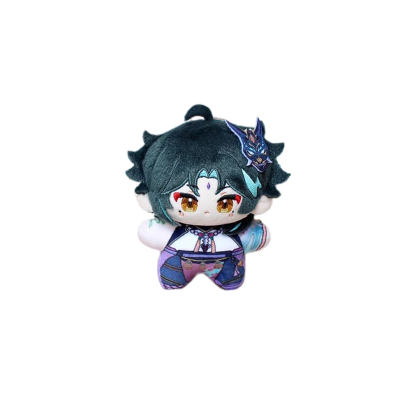 

12cm Anime Game Genshin Impact Kawaii Cosplay Soft Cotton Doll Starfish Body Kaeya Cartoon Mini Plushies Toy Figures Fans Gift