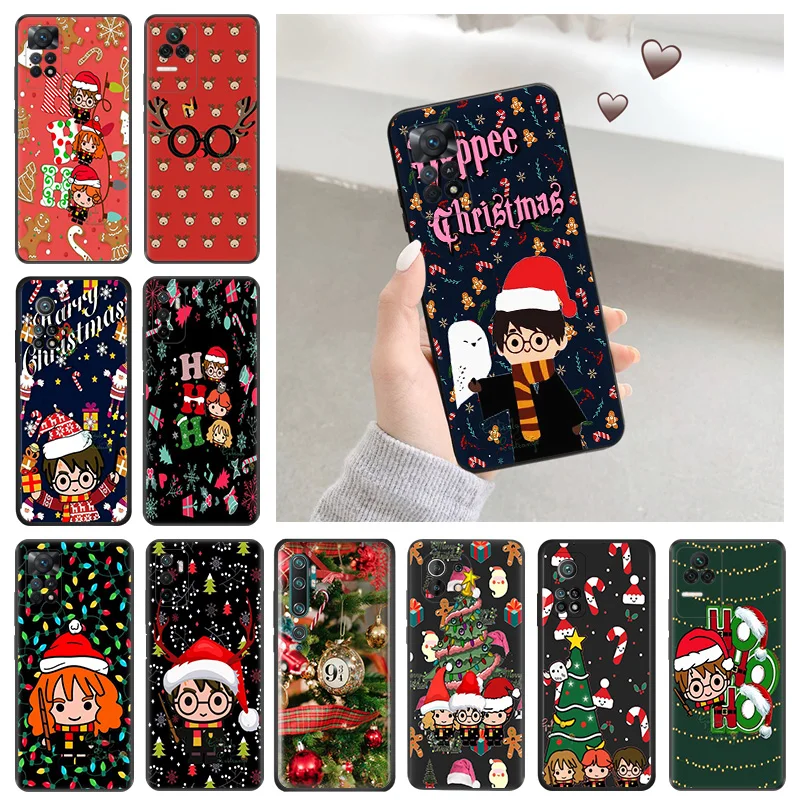 Soft Case for Redmi Note 11S 10S A3 10C 10A Xiaomi 14 11T Pro 10T 10 11 Lite Harries Wand Potters Christmas Phone Cases Cover