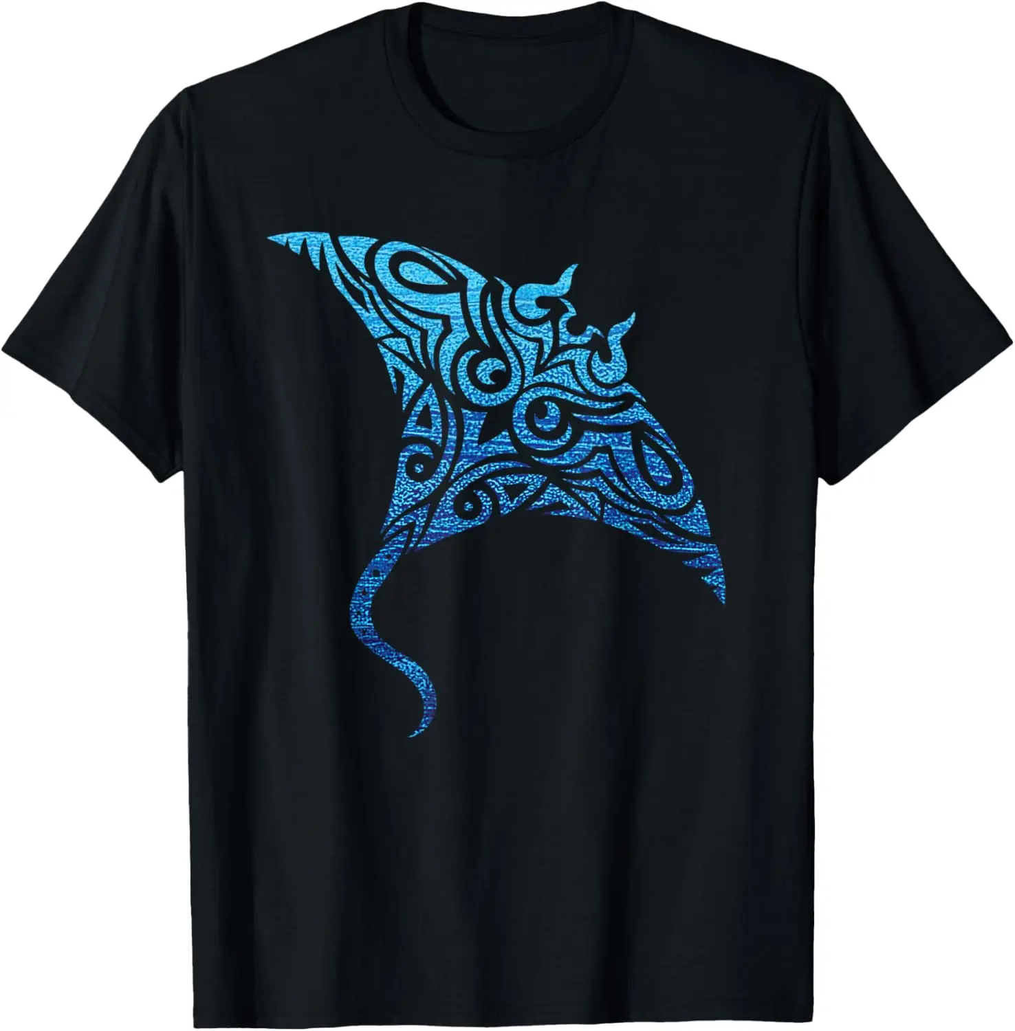 

Гавайская футболка с полинезийской татуировкой Manta Ray Pacific Stingray