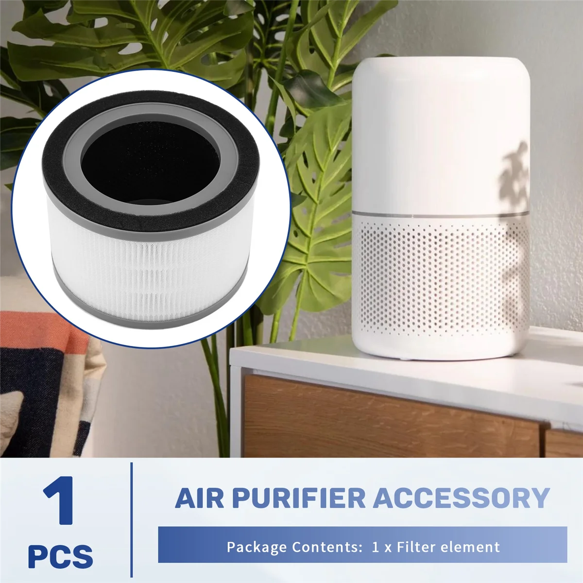 Сменный фильтр для очистителя воздуха M17K для Levoit Vista 200 200-RF, 3-в-1 Premium H13 True HEPA-фильтры, аксессуары