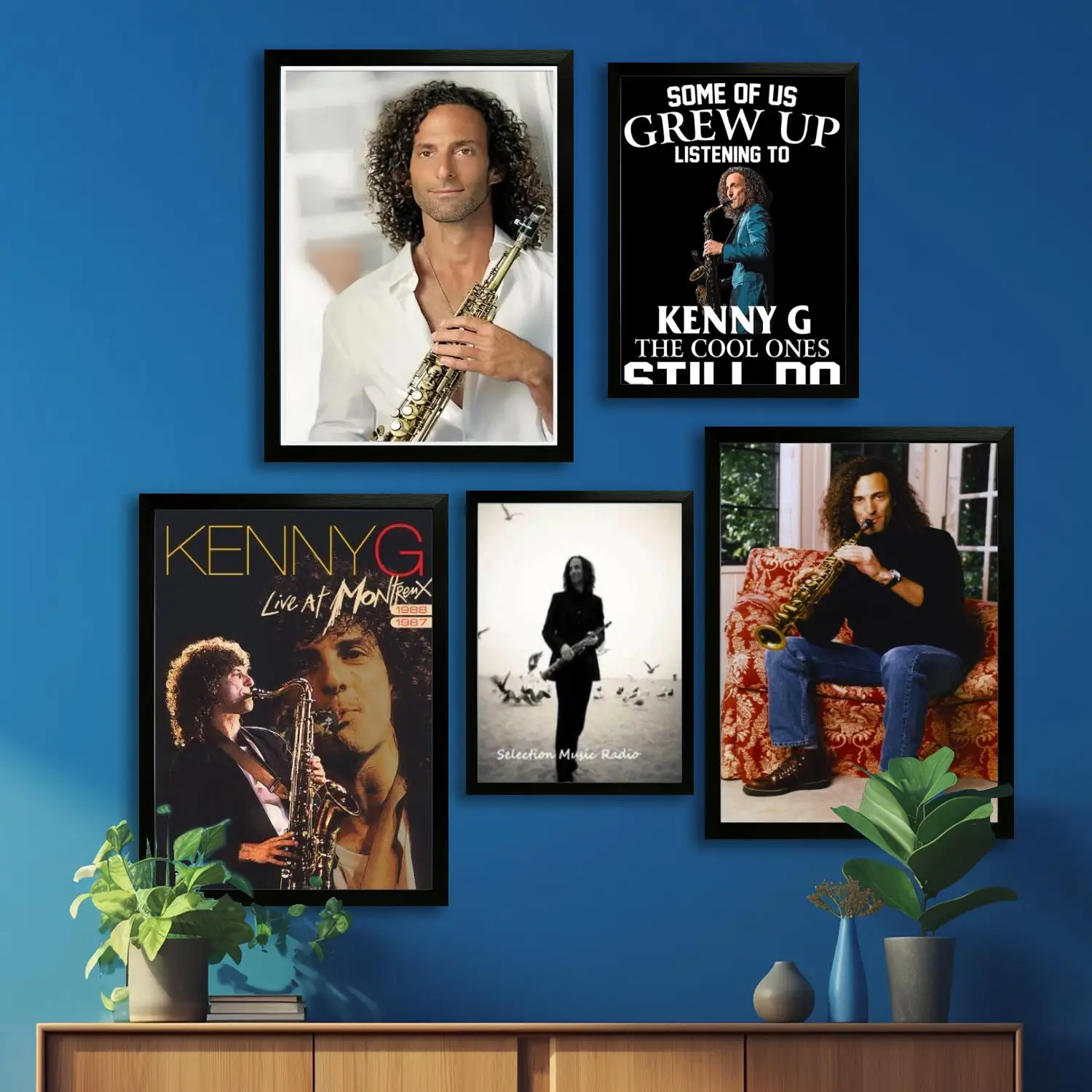 Kenny G Canvas Art Poster and Wall Art, Picture Print, Modern Family Bedroom Decor,Decorative painting