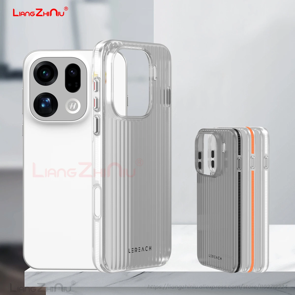 

Для Oppo Find X9 Pro/Find X9 чехол для телефона матовый гофрированный матовый полупрозрачный чехол из ТПУ + ПК с защитой от отпечатков пальцев