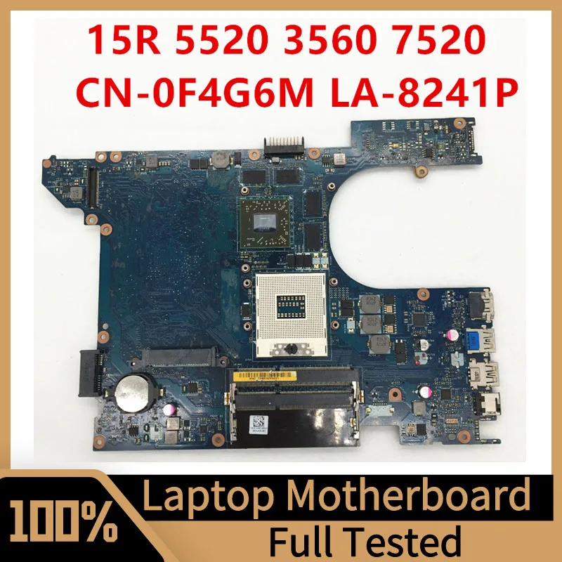 

Mainboard CN-0F4G6M 0F4G6M F4G6M For Pavilion 15R 5520 3560 7520 LA-8241P Laptop Motherboard HD7600M SLJ8C 100% Fully Tested OK