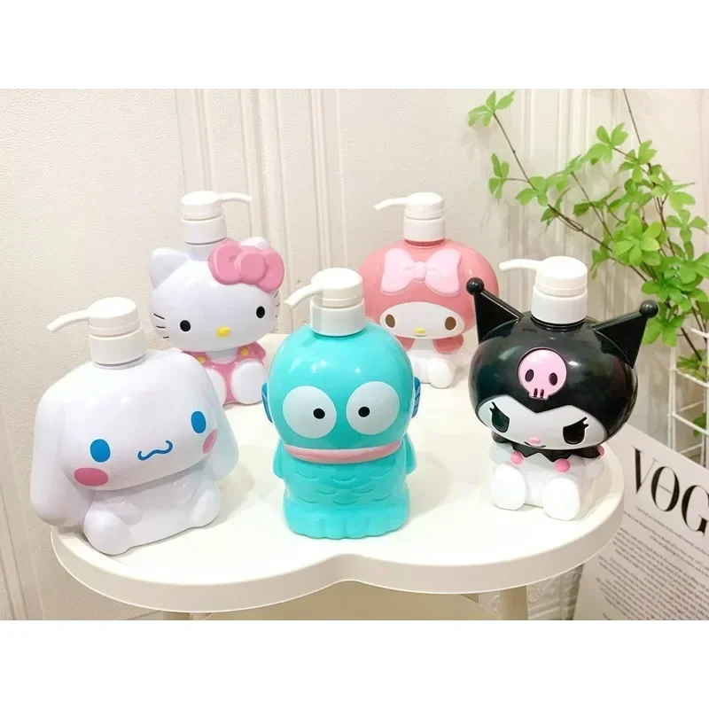 

Sanrio Kuromi Cute Bath Products Anime Figures Cinnamoroll My Melody Cartoon Bottles Packing Q Figurals Birthday Christmas Gifts