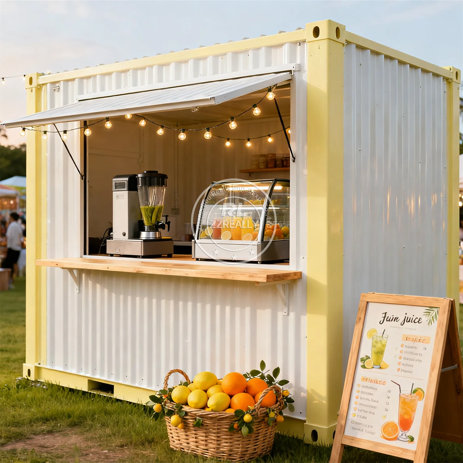 

Customized Mobile Container Restaurant Catering Kitchen Sushi Kebab Shawarma Fast Food 40ft Container Restaurant