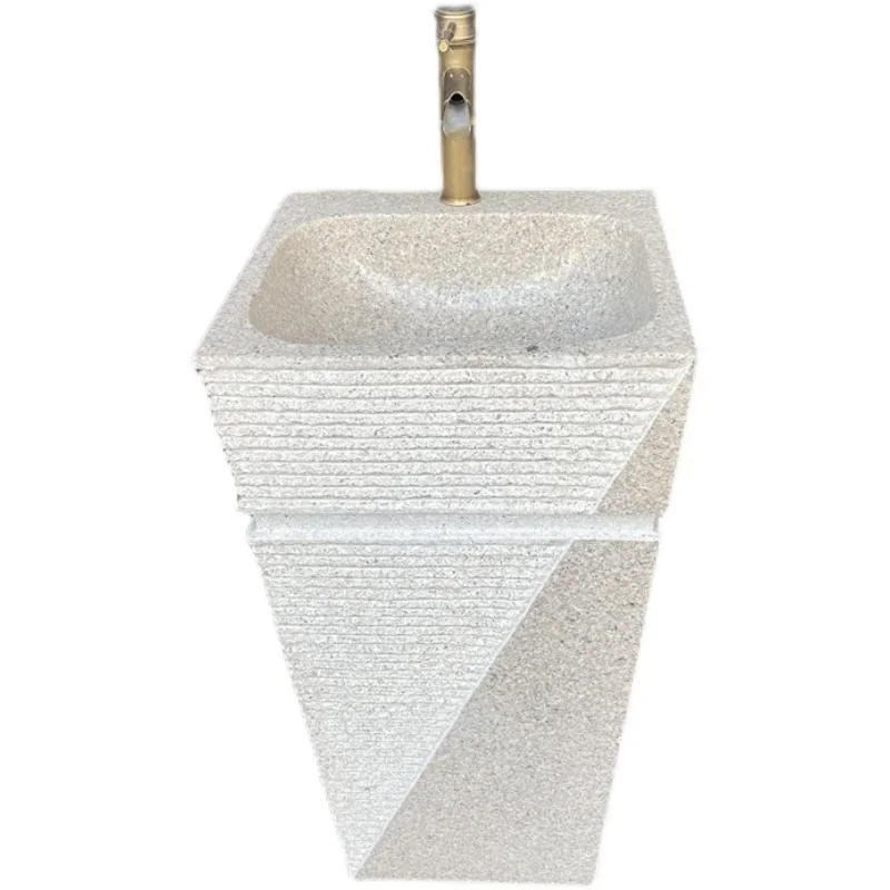 

ZQ Мраморный умывальник Художественный умывальник Умывальник для ванной комнаты Встроенный умывальник Балкон Умывальник Открытая колонна