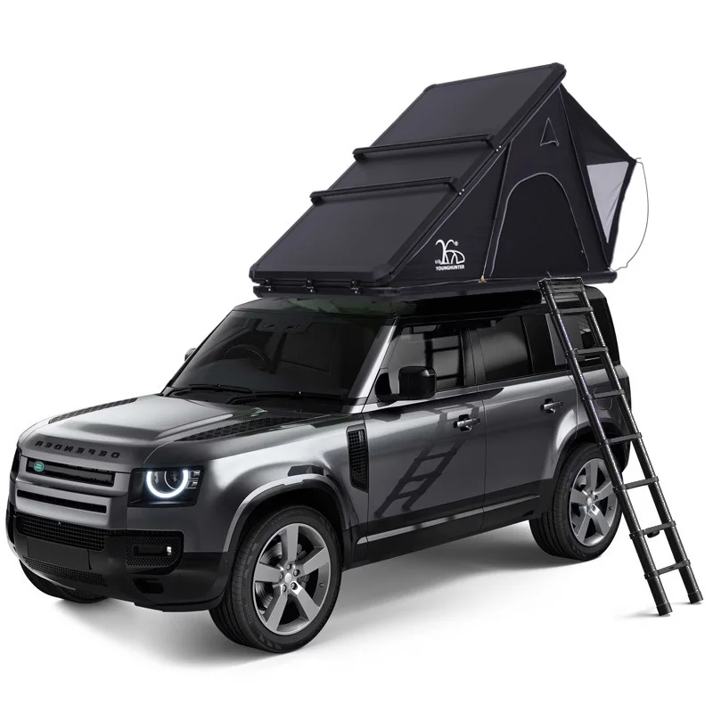

210x130x150cm Aluminum Hard Shell Suv Pop up New Style Triangle Car Roof Top Tent