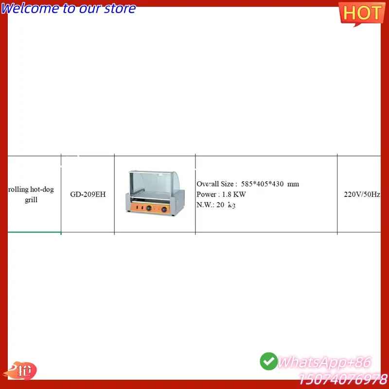 2026 Street Food Electric Cook - Hot Dog Roller Grill review and price