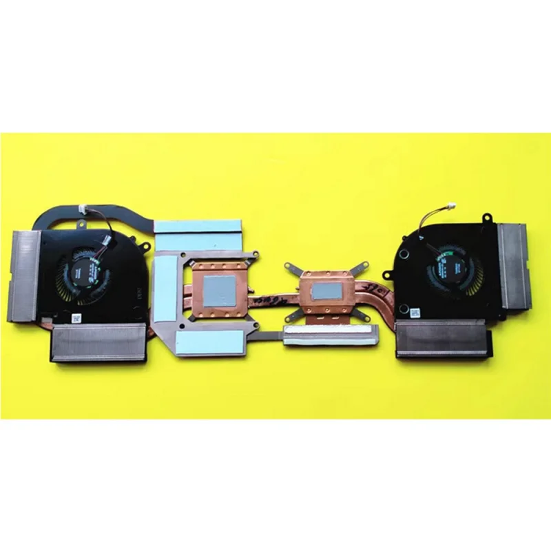 

W For MSI Stealth 15M MS-15B1 aptop CPU GPU Cooler Cooling Fan with Heatsink