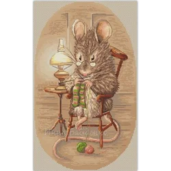 7408 Cross Stitch Sets Cross Stitch Paintings 14ct 18ct Stich Cross Stitch Kit Embroidery Needle Arts & Craft Complete Kit Hobby