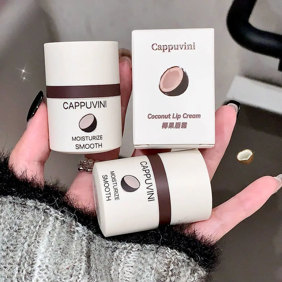 

Увлажняющий кокосовый бальзам для губ, объемный увлажняющий крем, питательный уход за губами